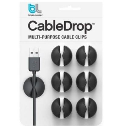 Bluelonge CableDrop - органайзери за кабели (6 броя)  4