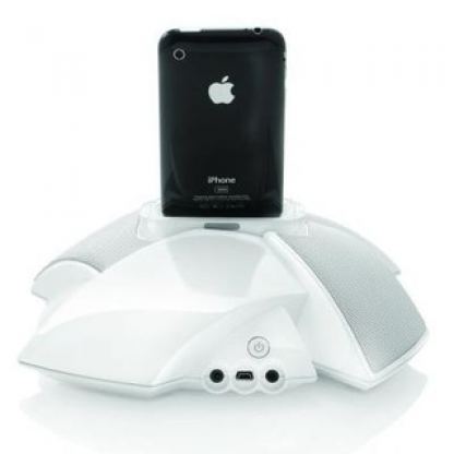 JBL On Stage Micro IV - спийкър с дистанционно за iPhone и iPod (бял)  2