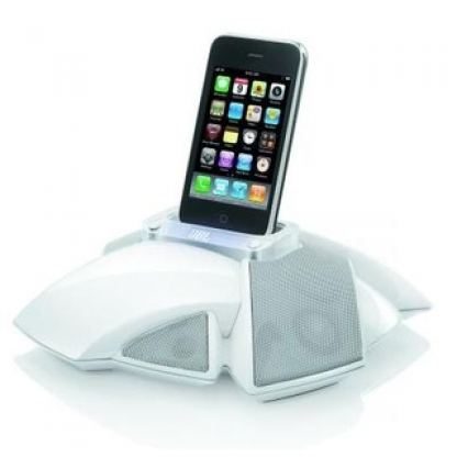 JBL On Stage Micro IV - спийкър с дистанционно за iPhone и iPod (бял)  3