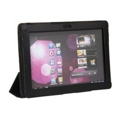 Movie Stand 2.0 - кожен калъф и поставка за Samsung Galaxy Tab 2 (10.1) (черен)  5