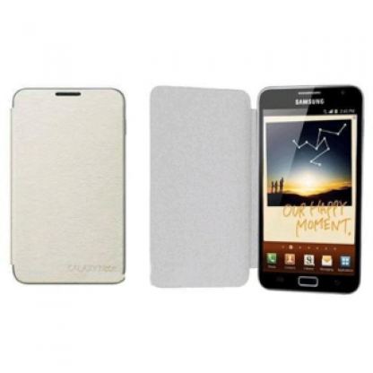 Samsung Flip-Case - оригинален кожен калъф за Samsung Galaxy Note N7000  2