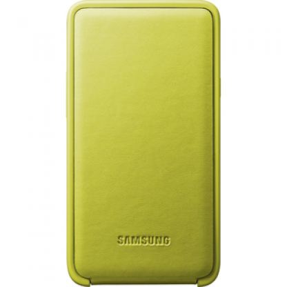 Samsung Flip-Case - оригинален хибриден кейс за Galaxy S2 (бял-лайм)  2