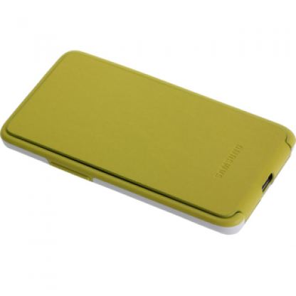 Samsung Flip-Case - оригинален хибриден кейс за Galaxy S2 (бял-лайм)  5