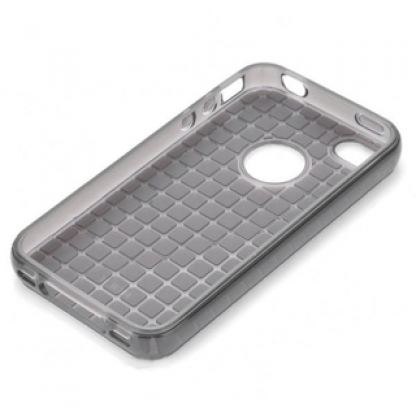 Rock Magic Case - поликарбонатов кейс за iPhone 4/4S (черен-прозрачен)  3