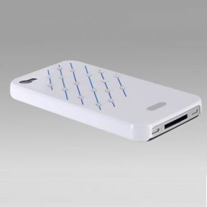 Външно стъкло за дисплея на iPhone Crystal Raindrop Case - поликарбонатов кейс за iPhone 4/4S  2