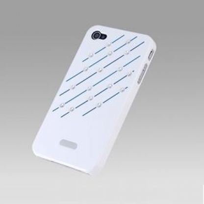 Външно стъкло за дисплея на iPhone Crystal Raindrop Case - поликарбонатов кейс за iPhone 4/4S  3