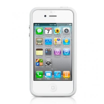 Apple iPhone 4/4S Bumper - оригинален бъмпер за iPhone 4/4S (бял)  2