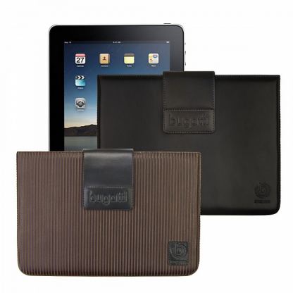 Bugatti Basic leather case - кожен калъф (от естествена кожа) за iPad 2/3 (кафяв)  2