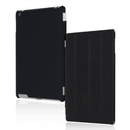 Incipio Smart Feather - кейс за iPad 3 (съвместим с Apple Smart cover) - черен 