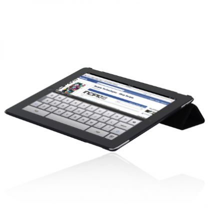 Incipio Smart Feather - кейс за iPad 3 (съвместим с Apple Smart cover) - черен  5