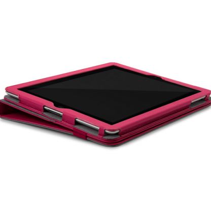 InCase Book Jacket Select - кожен кейс с поставка за iPad 2/3 (лилав)  3