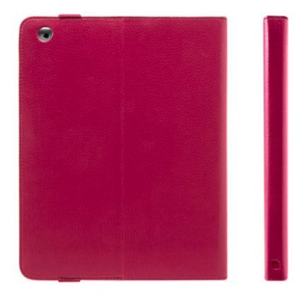 InCase Book Jacket Select - кожен кейс с поставка за iPad 2/3 (лилав)  5