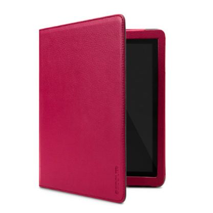 InCase Book Jacket Select - кожен кейс с поставка за iPad 2/3 (лилав)  6