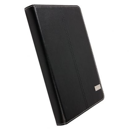 Krusell Luna Tablet Case - кожен калъф и стойка за Samsung Galaxy Tab P6800 7.7 (черен)  3