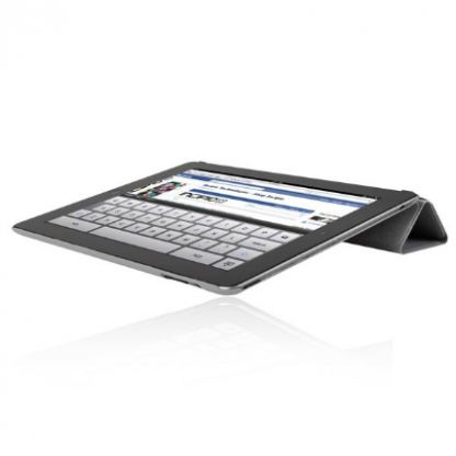 Incipio Smart Feather - кейс за iPad 3 (съвместим с Apple Smart cover) - прозрачен (матиран)  3