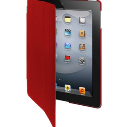 SwitchEasy CoverBuddy - кейс за iPad 3 (съвместим с Apple Smart cover) - червен  2