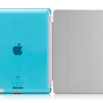 Tunewear Softshell - силиконов калъф (съвместим със Smart Cover) за iPad 2/3 (син)  8
