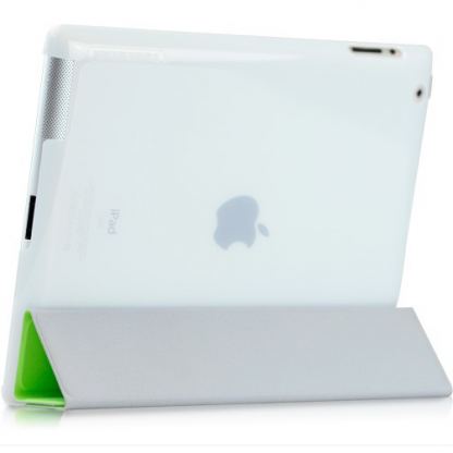 Tunewear Eggshell - кейс за iPad 3 (съвместим с Apple Smart cover) - бял  4