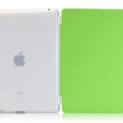 Tunewear Eggshell - кейс за iPad 3 (съвместим с Apple Smart cover) - бял  8