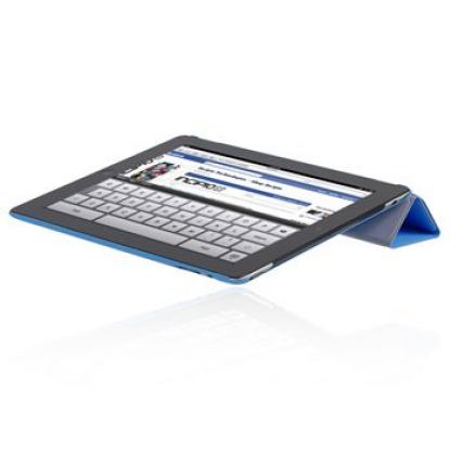 Incipio Smart Feather - кейс за iPad 3 (съвместим с Apple Smart cover) - син  2