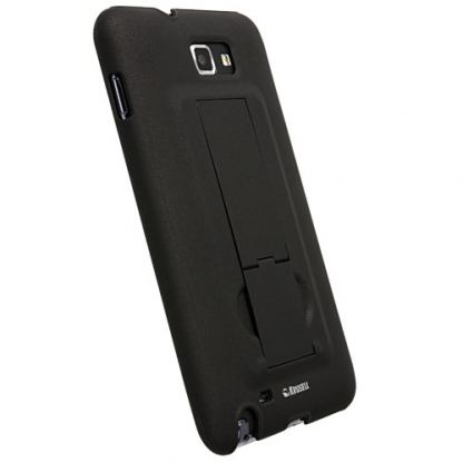 Krusell ActionCover - поликарбонатов кейс и видео стойка за Samsung Galaxy Note N7000 (черен) Krusell ActionCover - поликарбонатов кейс и видео стойка за Samsung Galaxy Note N7000 (черен)  2