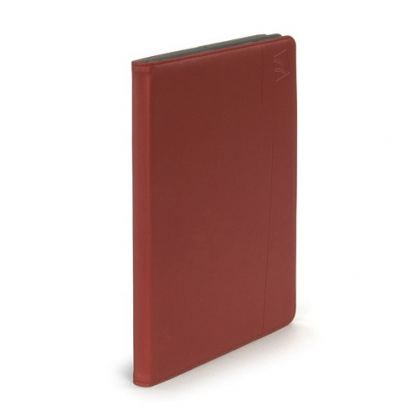 Tucano Schermo Folio Case - еко (кожен) кейс с поставка за iPad 2/3 (червен)  4