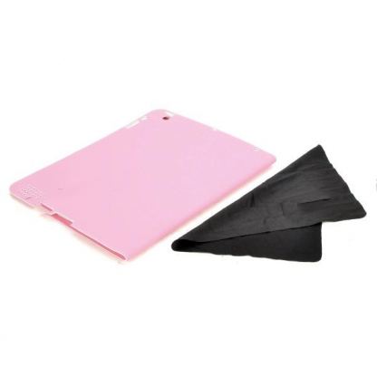 Fashion Protective Smart Cover - полиуретанов калъф и поставка за iPad 3 (розов)  4