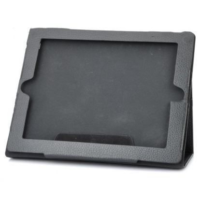 Protective PU case - кожен калъф и поставка с функция Sleep/Wake за iPad 3 и iPad 2  4