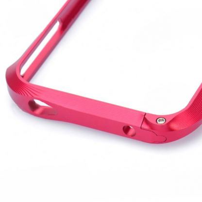 Deff Metal Bumper Cleave - алуминиев бъмпер за iPhone 4/4S (червен) Deff Metal Bumper Cleave - алуминиев бъмпер за iPhone 4/4S (червен)  4