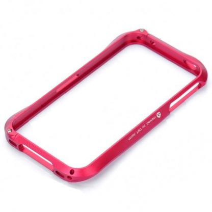 Deff Metal Bumper Cleave - алуминиев бъмпер за iPhone 4/4S (червен) Deff Metal Bumper Cleave - алуминиев бъмпер за iPhone 4/4S (червен)  5