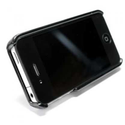 Bugatti ClipCover - твърд кейс с кожено покритие за iPhone 4  3