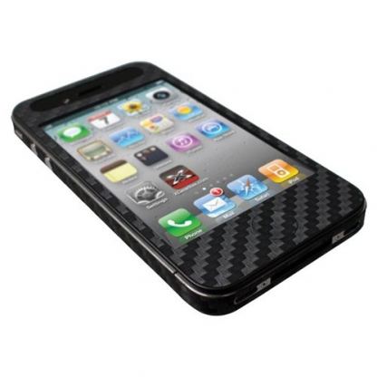xGear ExoSkin Carbon - комплект карбоново фолио за iPad 3/2 и iPhone 4/4S (предно+задно) - черен  3