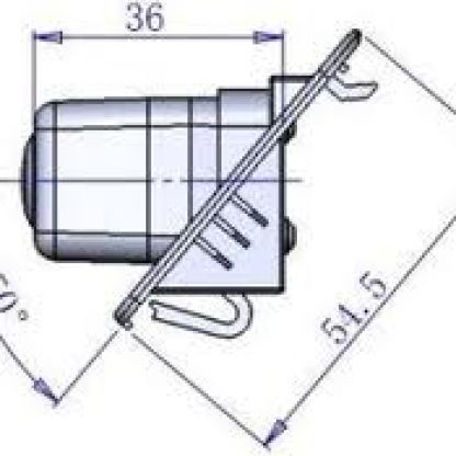 Камера за кола за заднo виждане за Мерцедес Бенц S-класа ,ccd матрица, модел LAB-MB01 2