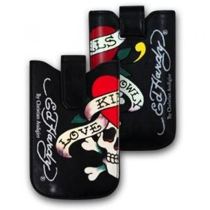 Ed Hardy Universal LKS - кожен калъф за iPhone 4, 3Gs/3G, 2G и мобилни телефони  2