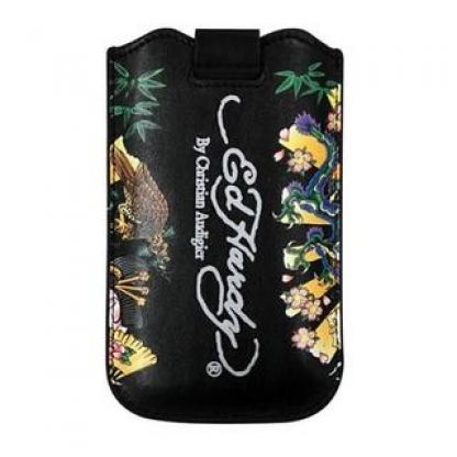 Ed Hardy Pouch Kamikaze - кожен калъф за iPhone 4 и мобилни телефони  3