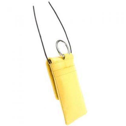 Krusell Edge кожен калъф за iPhone 3G/3Gs, iPhone 4 (жълт)  2