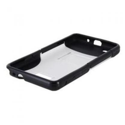 Faceplate Stand хибриден кейс със стойка за Samsung Galaxy S2 i9100 (черен)  3