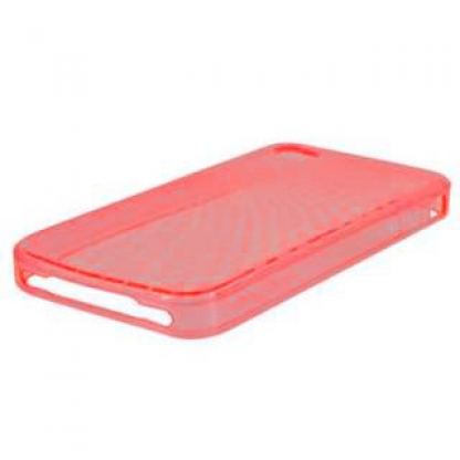 Tree Silicone Case - силиконов калъф за iPhone 4 (червен)  2