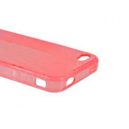 Tree Silicone Case - силиконов калъф за iPhone 4 (червен)  4