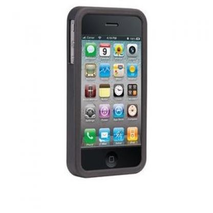 CaseMate Emerge Case - хибриден калъф за iPhone 4 (черен)  4
