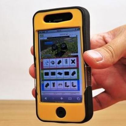 iSkin Revo 4 - хибриден кейс за iPhone 4 (черен-жълт)  5