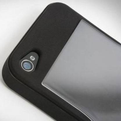 iSkin Revo 4 - хибриден кейс за iPhone 4 (черен-бял)  3