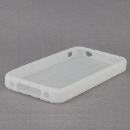 Silicone Soft Case - силиконов калъф за iPhone 4 (бял)  3