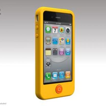 SwitchEasy Colors - силиконов калъф за iPhone 4 (жълт, лайм (светложълт), син)  4