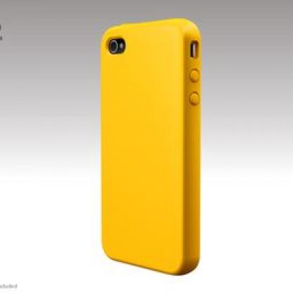 SwitchEasy Colors - силиконов калъф за iPhone 4 (жълт, лайм (светложълт), син)  5