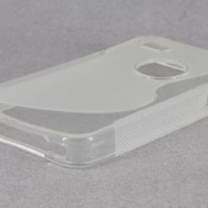 Cover Case - силиконов калъф за iPhone 4/4S (бял, прозрачен)  2