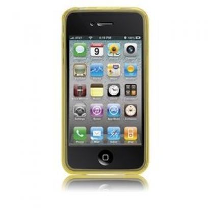 CaseMate Jelli - силиконов кейс за iPhone 4 (жълт)  2