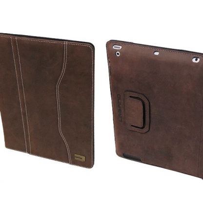 Urbano Ultra Slim Folder - луксозен кожен калъф (естествена кожа) с поставка за iPad mini (кафяв) 2
