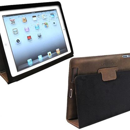 Urbano Ultra Slim Folder - луксозен кожен калъф (естествена кожа) с поставка за iPad mini (светлокафяв) 4