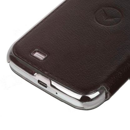 Uniico Book Leather Case - кожен калъф тип портфейл за Samsung Galaxy S4 i9500 (кафяв) 5